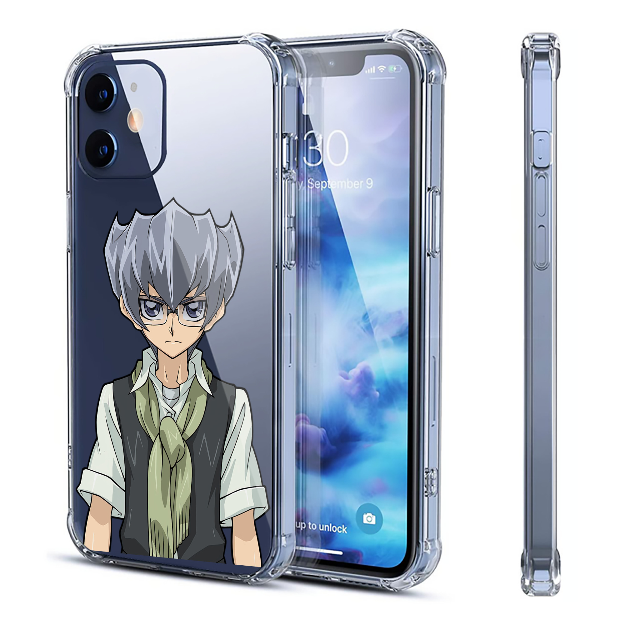 （画像用） 遊☆戯☆王 Yu-Gi-Oh! 【iPhone 12シリーズ対応】透明スマホケース（クリアソフトケース）